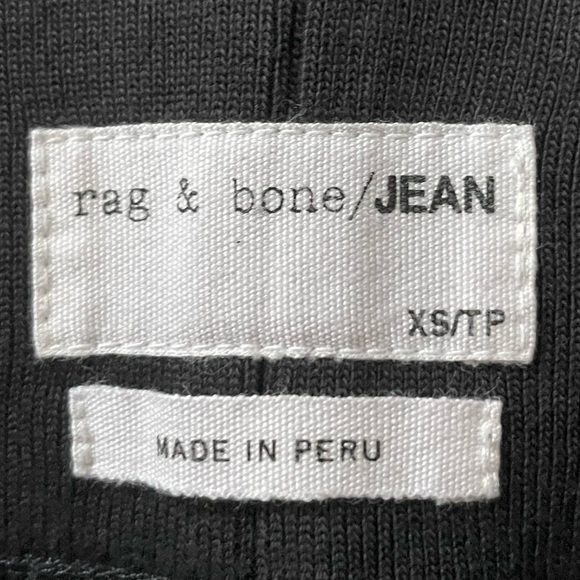 rag & bone black straight leg sweatpants - Picture 3 of 3